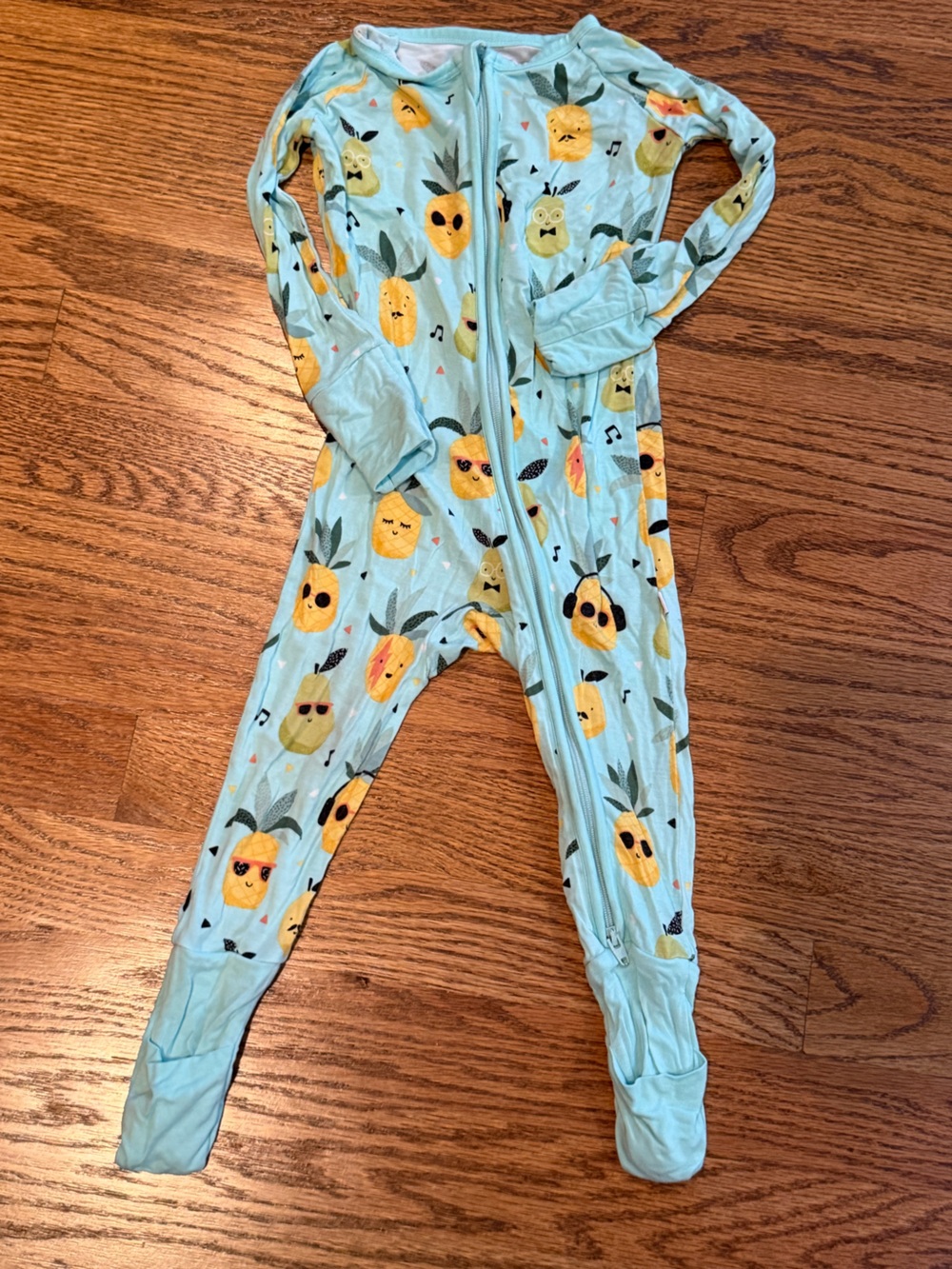Little Sleepies Pineapple and Pear Pajamas